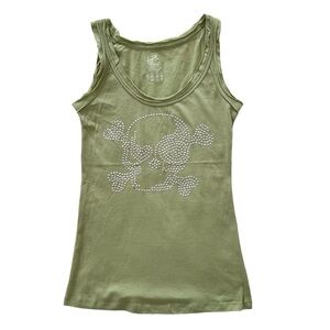 Log In Supima Cotton Scull Tank Top